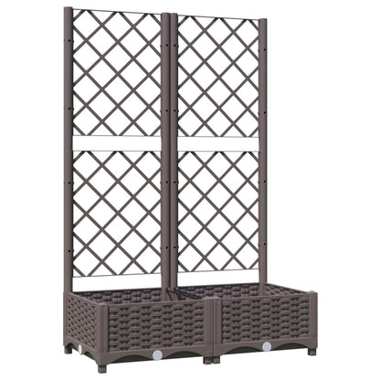vidaXL Garden Planter | Brown | Polypropylene | Large | Planters