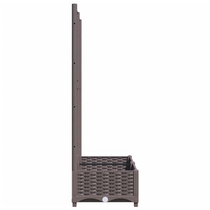 vidaXL Garden Planter | Brown | Polypropylene | Large | Planters