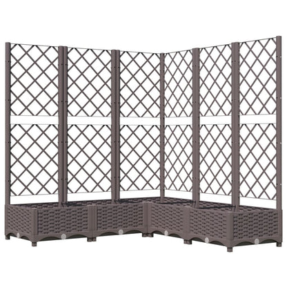 vidaXL Garden Planter | Brown | Polypropylene | Large | Planters