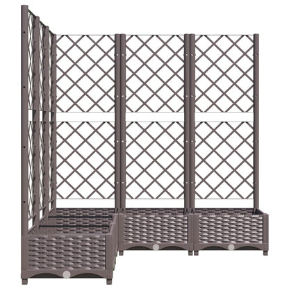 vidaXL Garden Planter | Brown | Polypropylene | Large | Planters