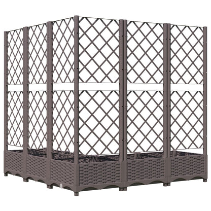 vidaXL Garden Planter | Brown | Polypropylene | Large | Planters