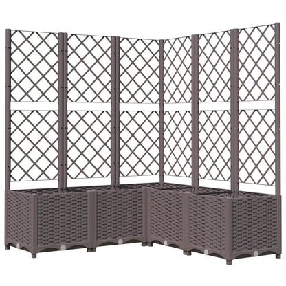 vidaXL Garden Planter | Brown | Polypropylene | Large | Planters