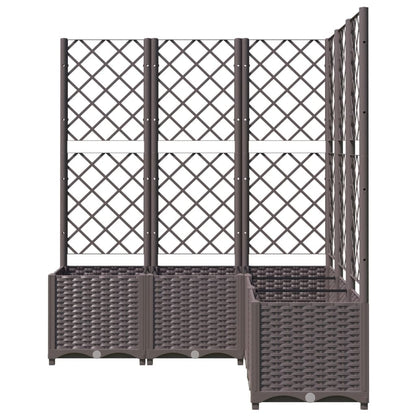 vidaXL Garden Planter | Brown | Polypropylene | Large | Planters