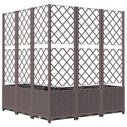 vidaXL Garden Planter | Brown | Polypropylene | Large | Planters