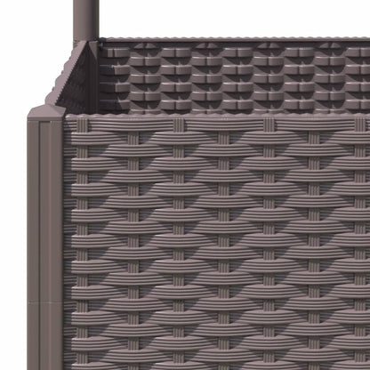 vidaXL Garden Planter | Brown | Polypropylene | Large | Planters