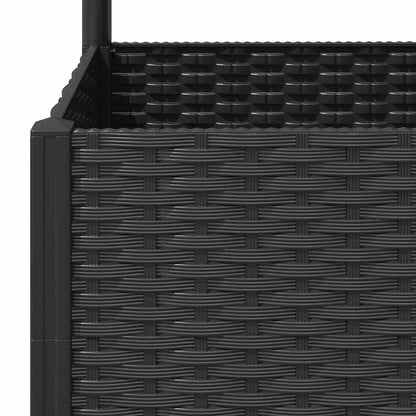 vidaXL Garden Planter | Black | Polypropylene | Large | Planters