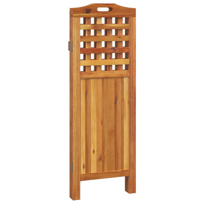 vidaXL 3-Panel Room Divider 121.5x2x115 cm Solid Wood Acacia