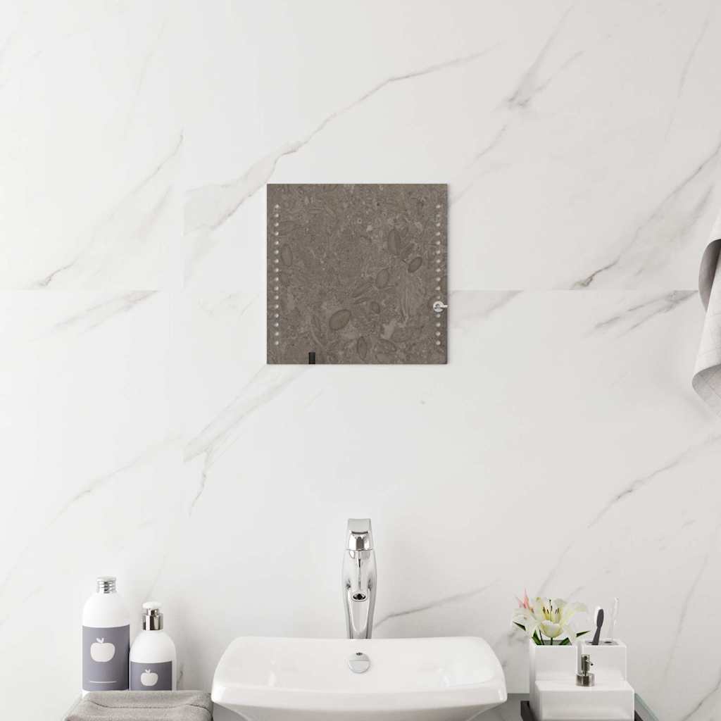 vidaXL LED Bathroom Mirror 30x30 cm