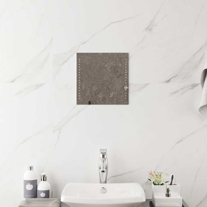 vidaXL LED Bathroom Mirror 30x30 cm