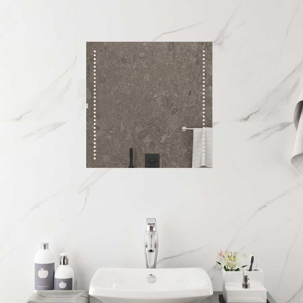 vidaXL LED Bathroom Mirror 50x50 cm