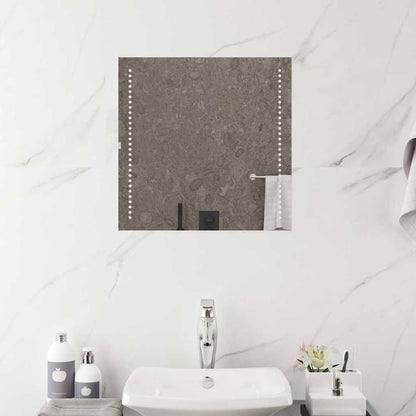 vidaXL LED Bathroom Mirror 50x50 cm