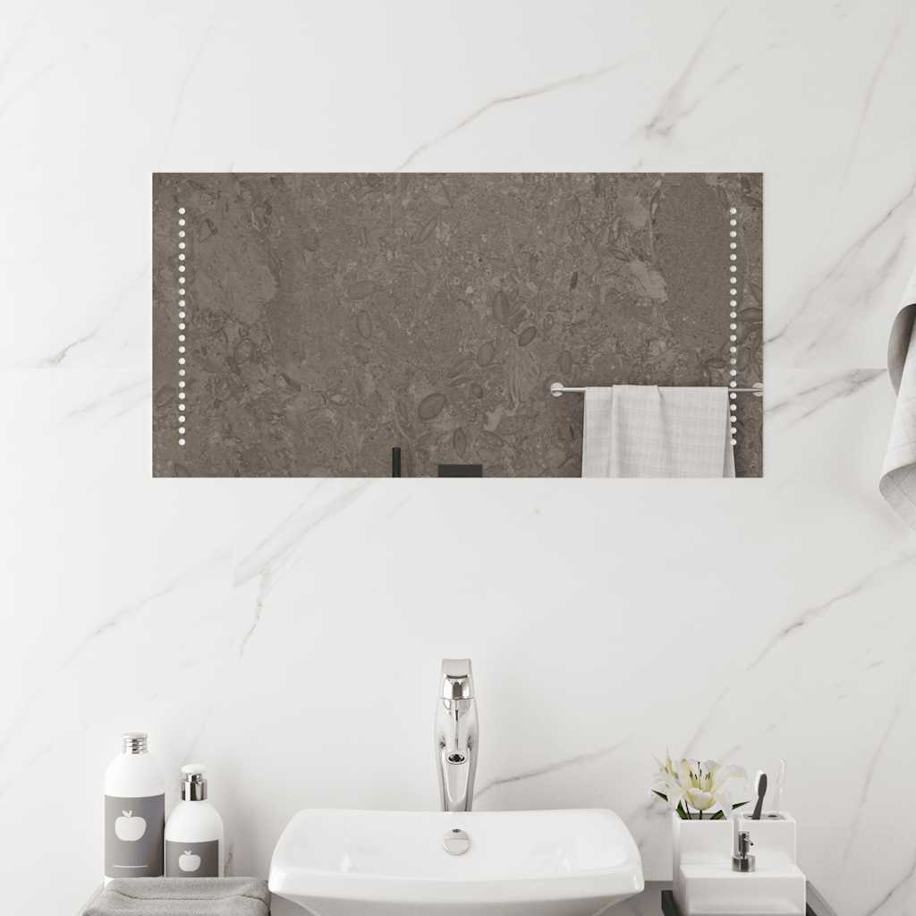 vidaXL LED Bathroom Mirror 80x40 cm