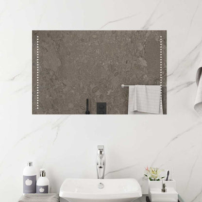 vidaXL LED Bathroom Mirror 80x50 cm