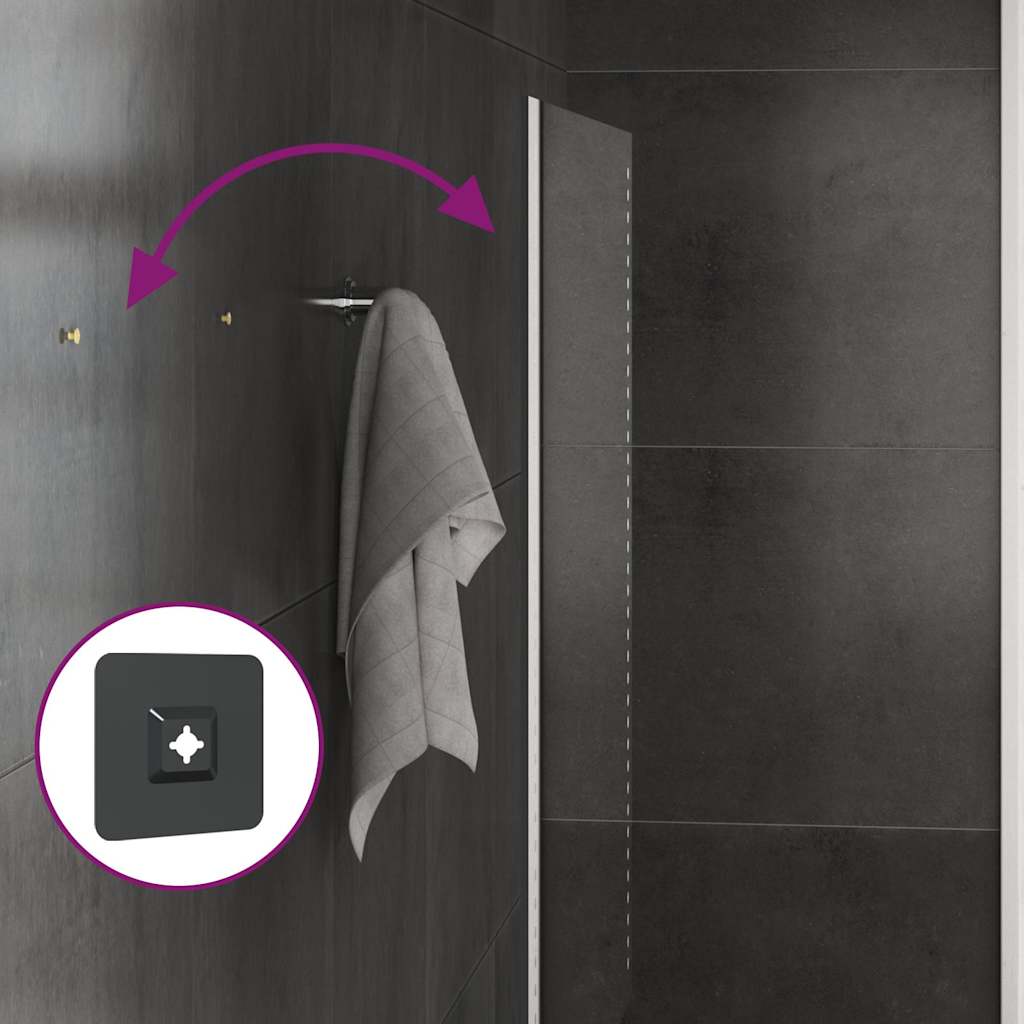 vidaXL LED Bathroom Mirror 80x50 cm