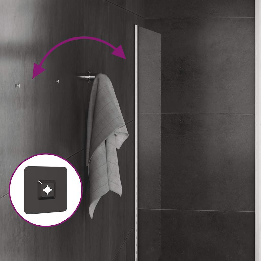 vidaXL LED Bathroom Mirror 80x60 cm