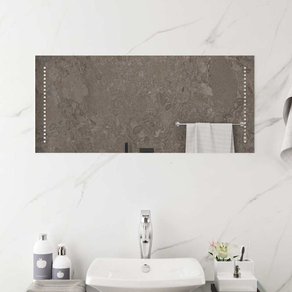 vidaXL LED Bathroom Mirror 90x40 cm