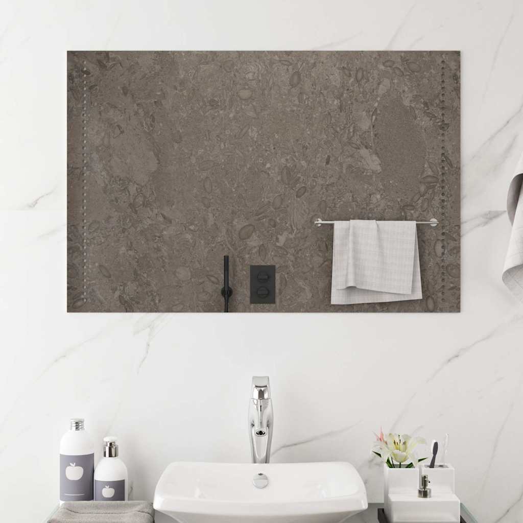 vidaXL LED Bathroom Mirror 90x60 cm