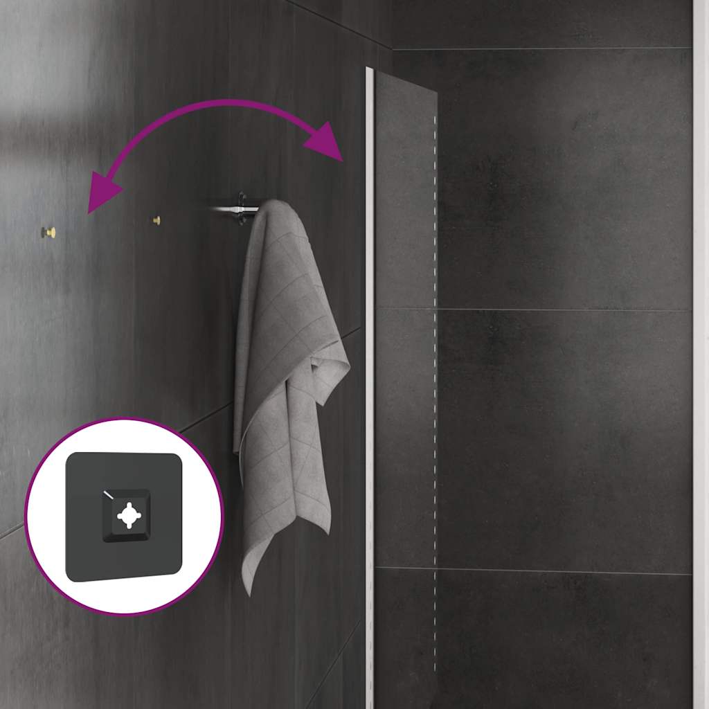 vidaXL LED Bathroom Mirror 90x60 cm