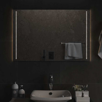 vidaXL LED Bathroom Mirror 90x60 cm