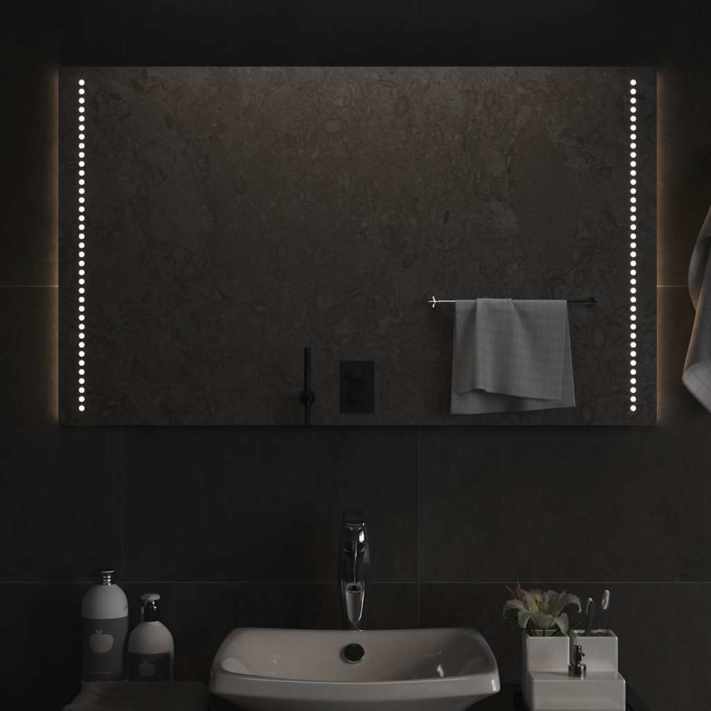 vidaXL LED Bathroom Mirror 100x60 cm