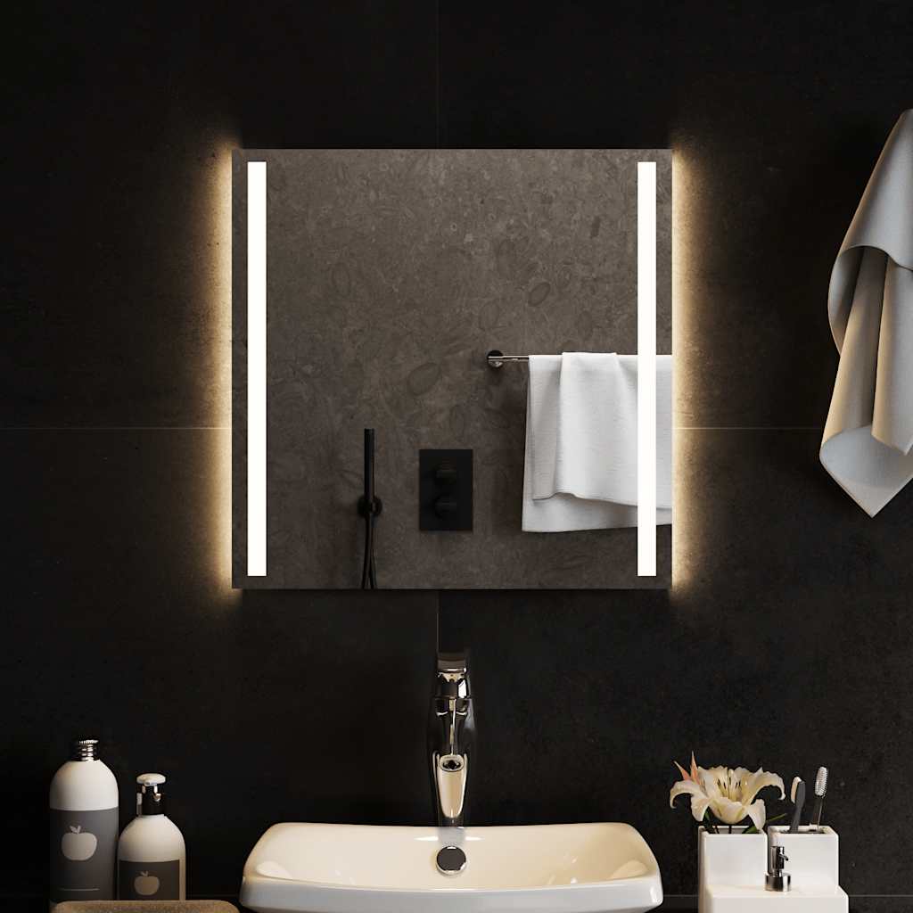 vidaXL LED Bathroom Mirror 50x50 cm