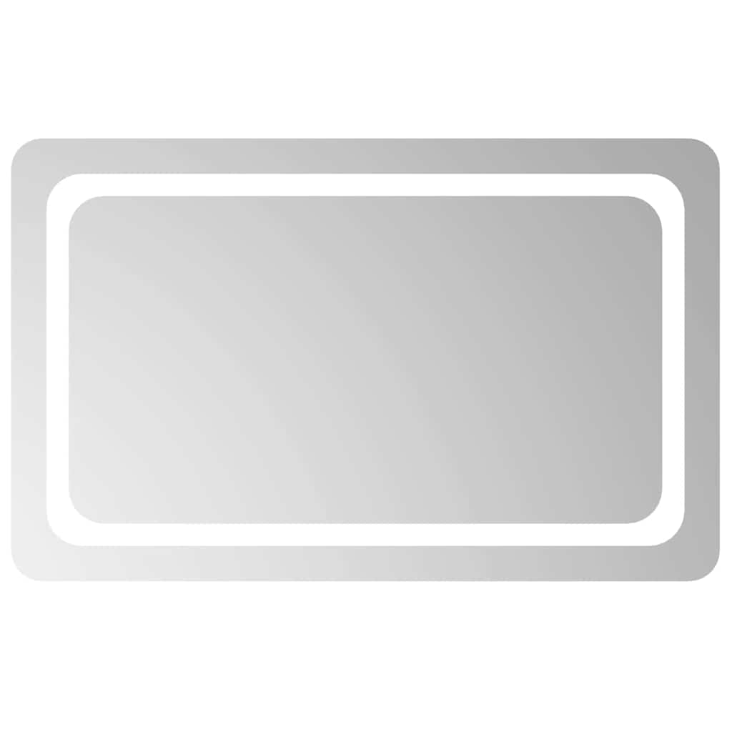 vidaXL LED Bathroom Mirror 80x50 cm