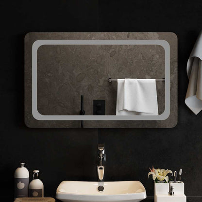 vidaXL LED Bathroom Mirror 80x50 cm
