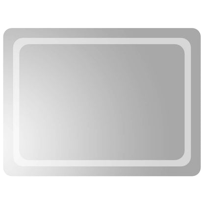 vidaXL LED Bathroom Mirror 80x60 cm