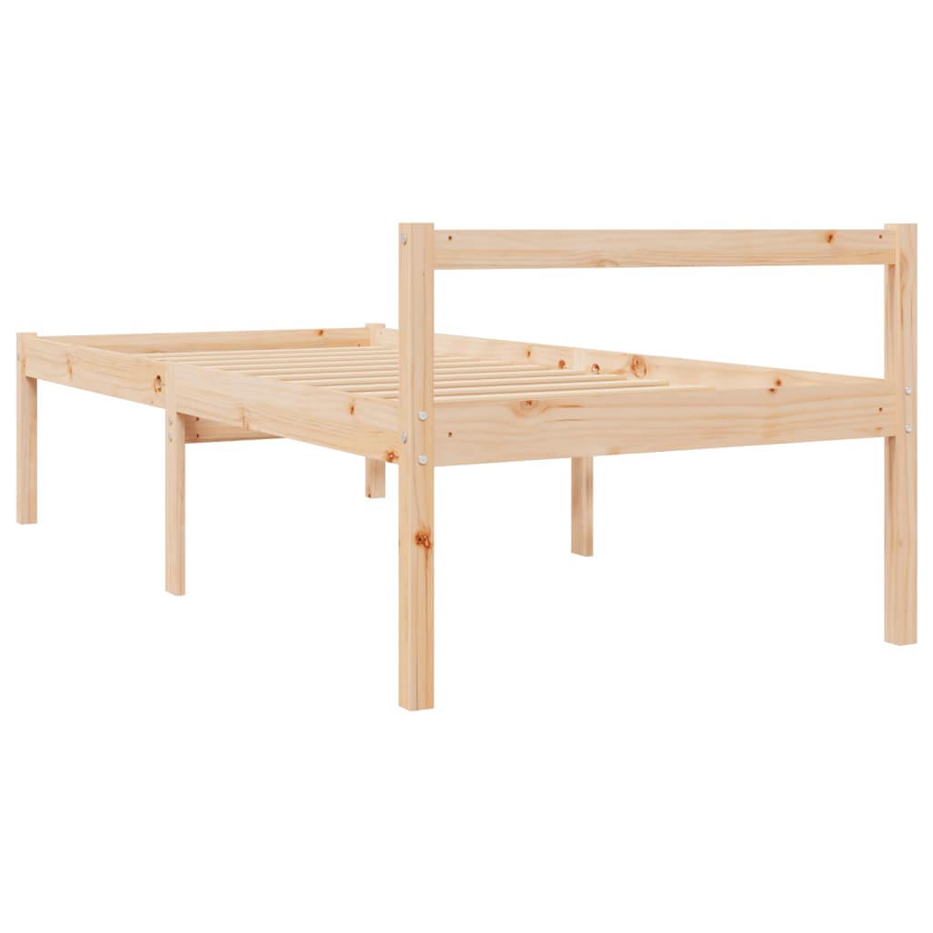 vidaXL Senior Bed without Mattress 75x190cm Small Single