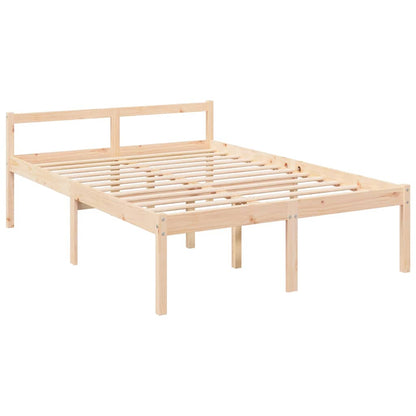 vidaXL Senior Bed without Mattress 135x190cm Double