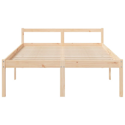vidaXL Senior Bed without Mattress 135x190cm Double