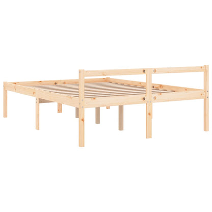 vidaXL Senior Bed without Mattress 135x190cm Double