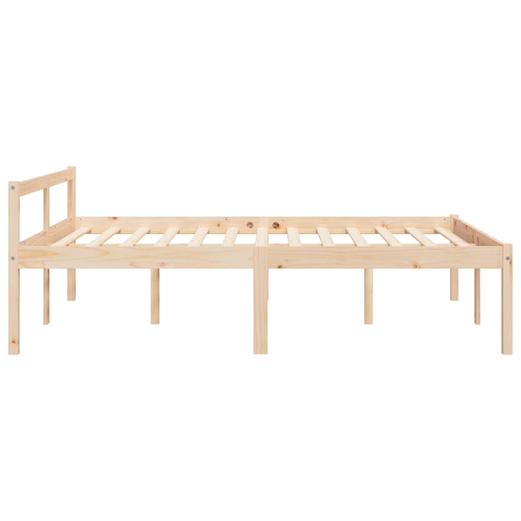 vidaXL Senior Bed without Mattress 120x200cm Solid Wood Pine