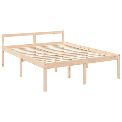 vidaXL Senior Bed without Mattress 160x200cm Solid Wood Pine