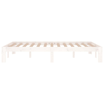 vidaXL Bed Frame without Mattress White 120x190cm Small Double