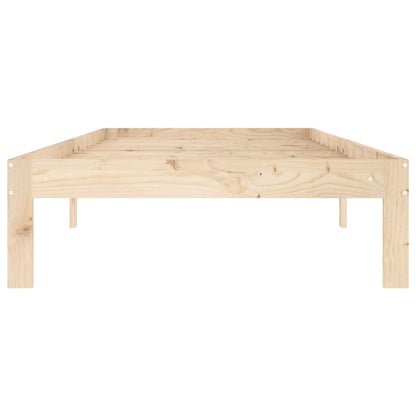 vidaXL Bed Frame without Mattress Solid Wood Pine 90x200cm