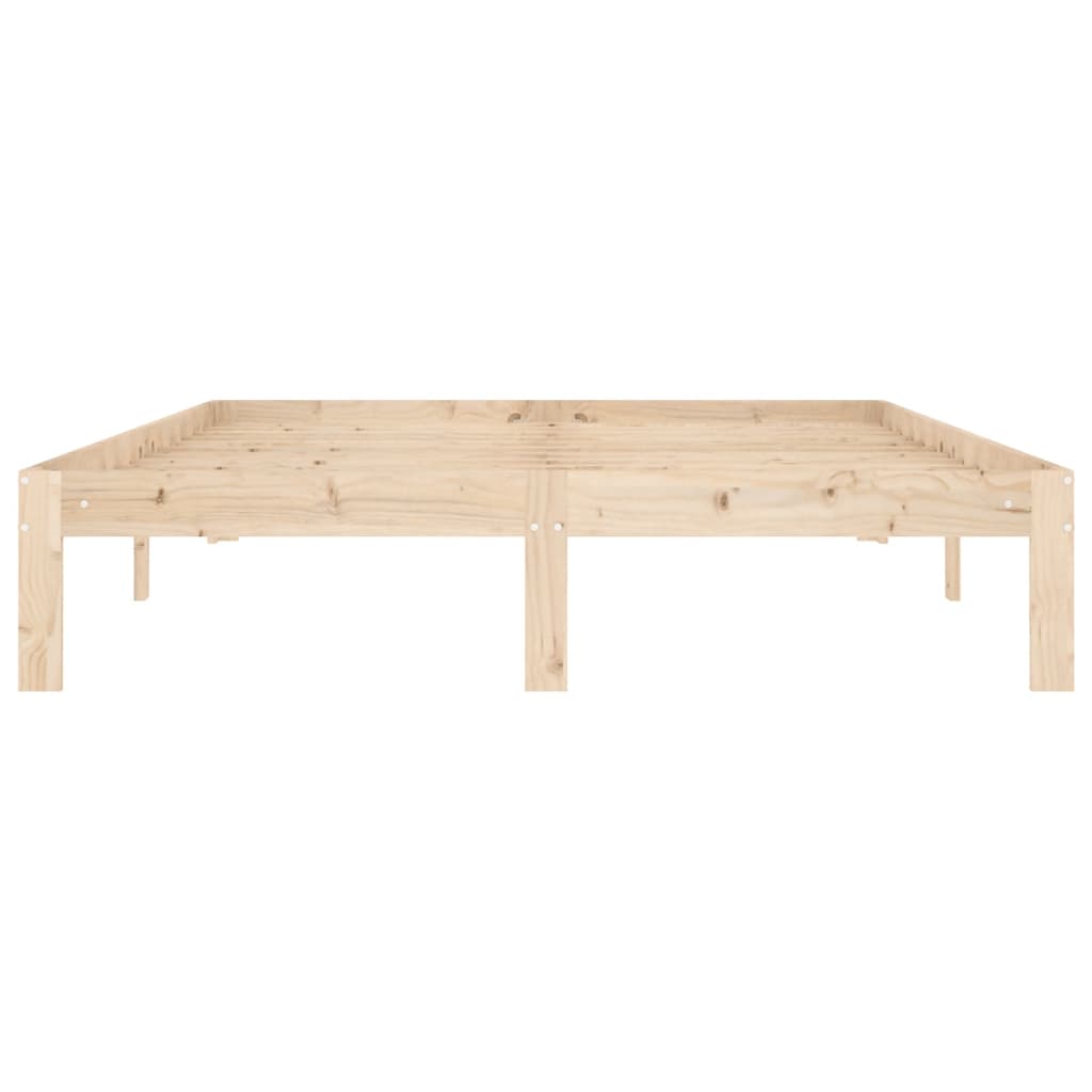 vidaXL Bed Frame without Mattress Solid Wood Pine 140x200cm