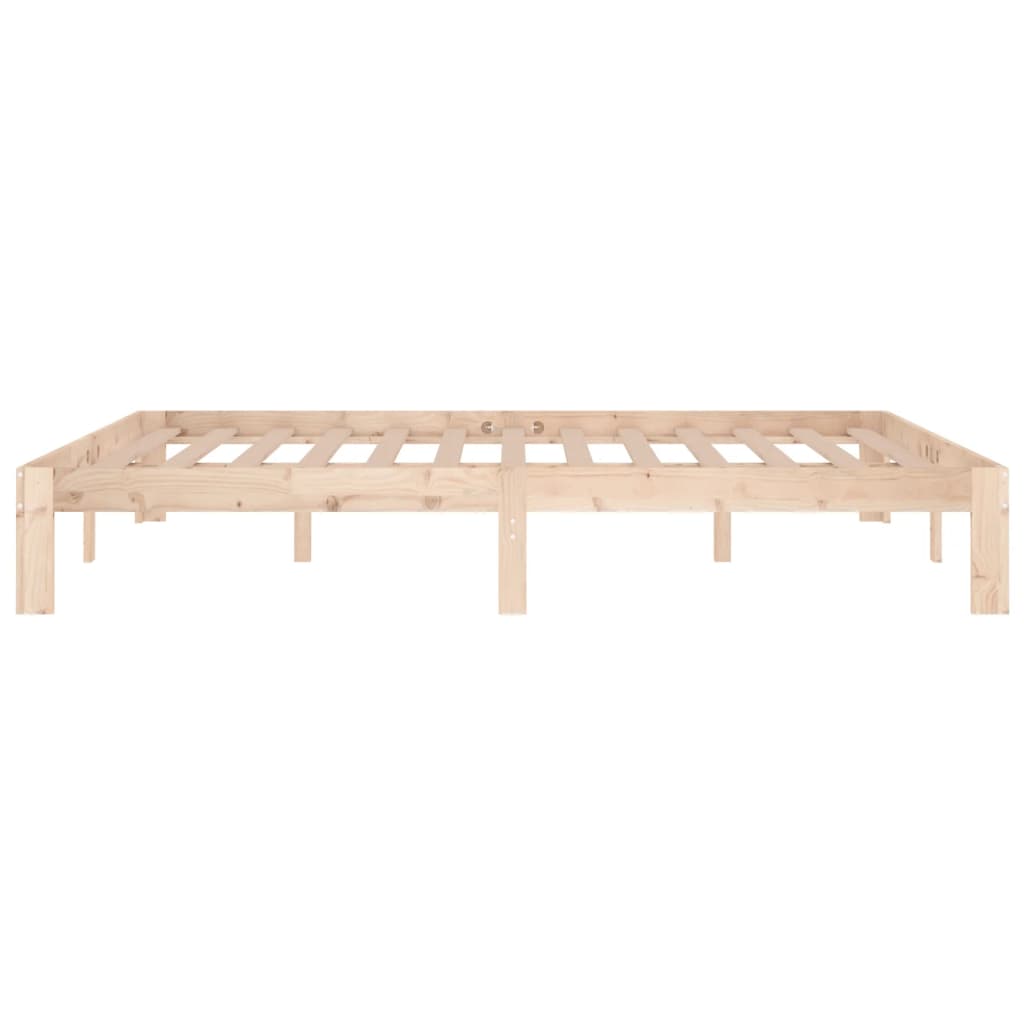 vidaXL Bed Frame without Mattress Solid Wood 150x200cm King Size
