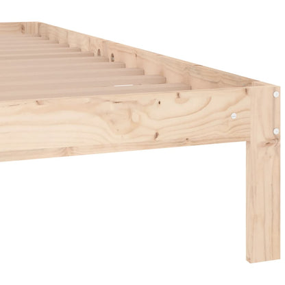 vidaXL Bed Frame without Mattress Solid Wood 150x200cm King Size