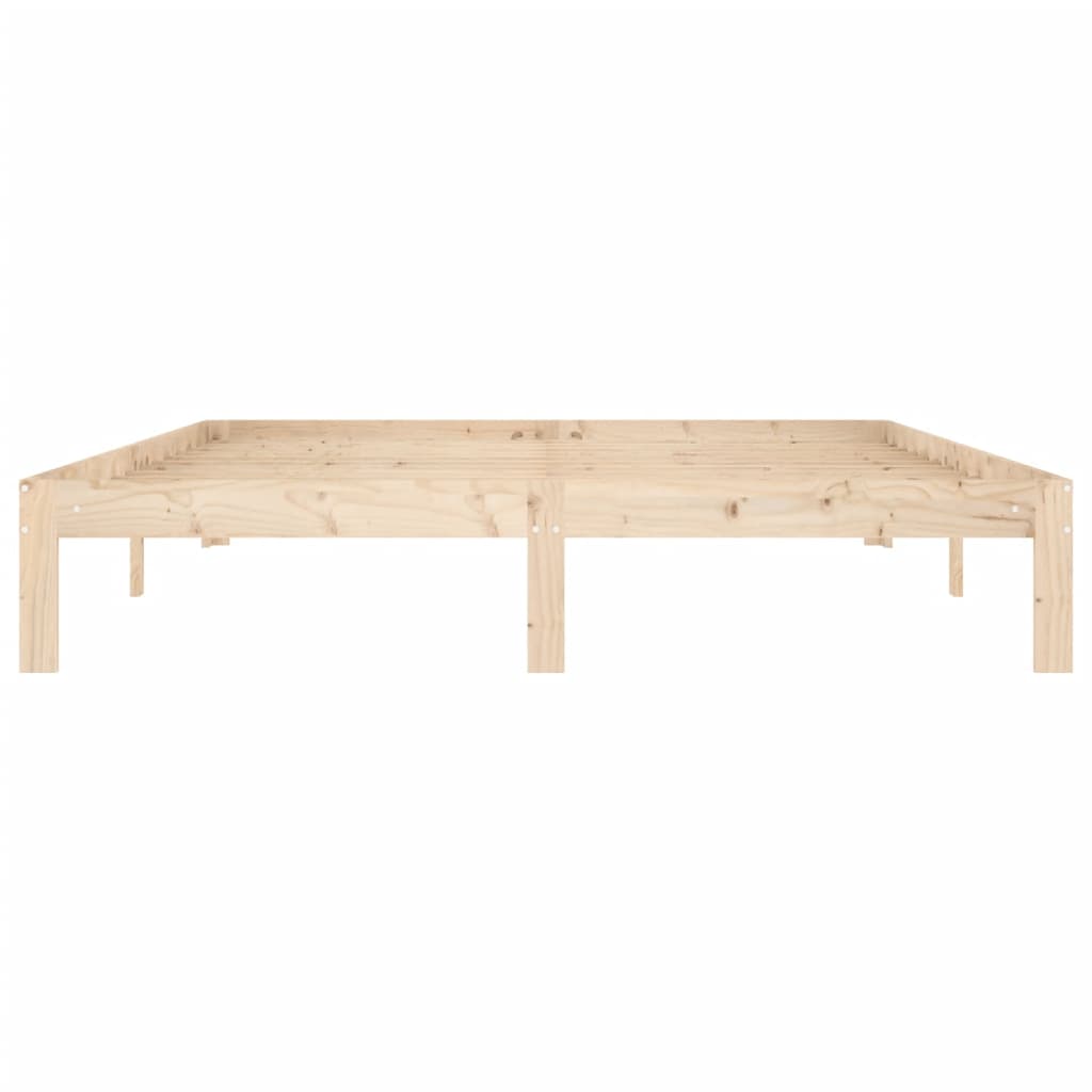 vidaXL Bed Frame without Mattress Solid Wood Pine 160x200cm