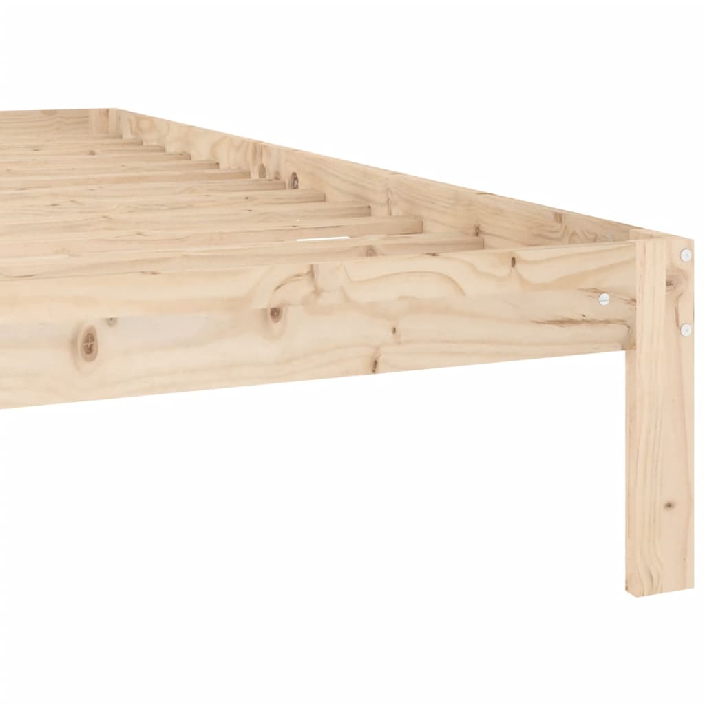 vidaXL Bed Frame without Mattress Solid Wood Pine 160x200cm