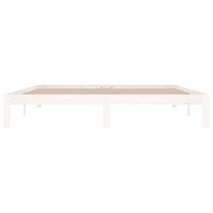 vidaXL Bed Frame without Mattress White 180x200cm Super King Size