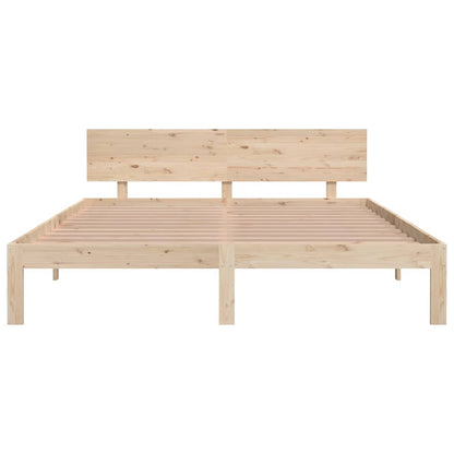 vidaXL Bed Frame without Mattress Solid Wood Pine 160x200cm