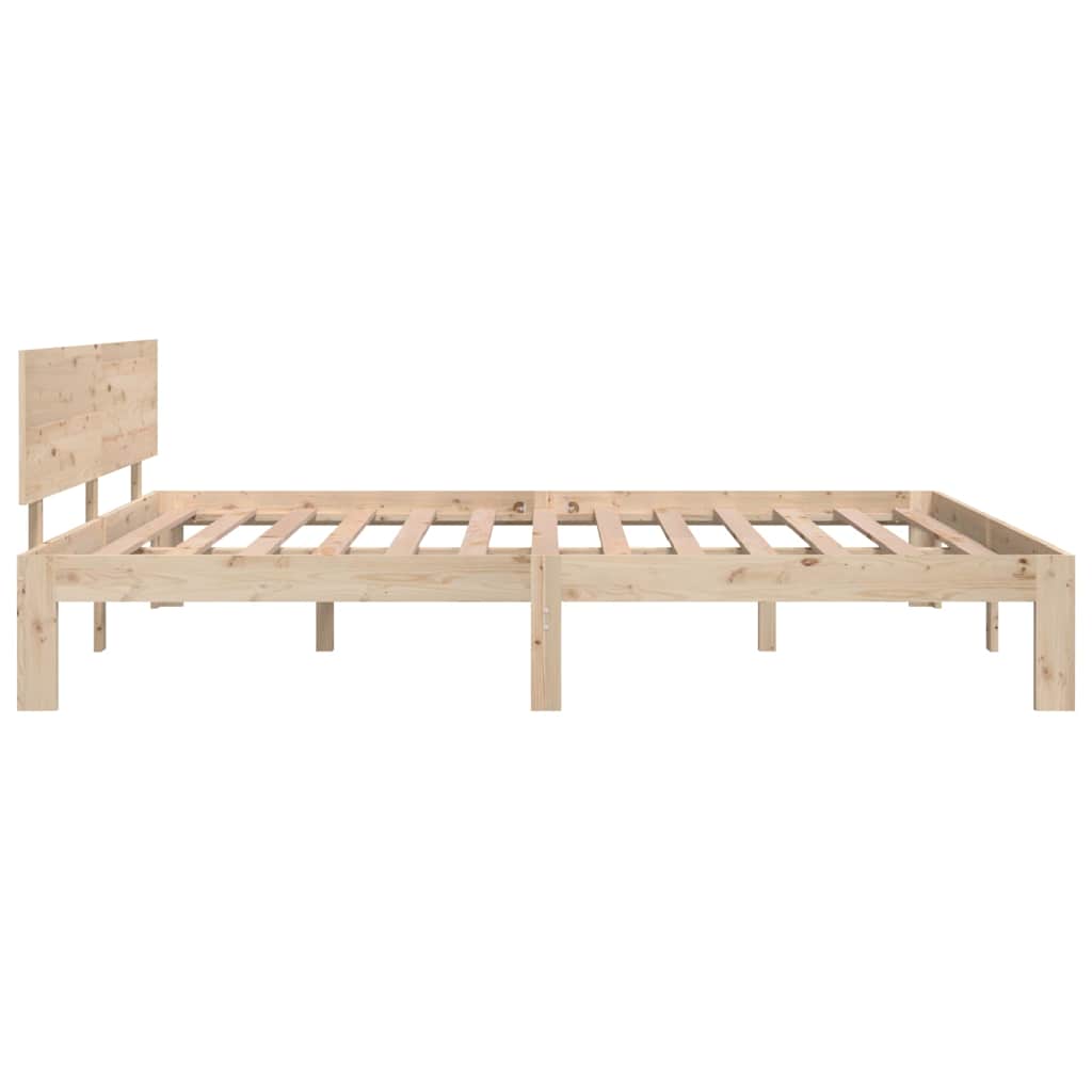 vidaXL Bed Frame without Mattress Solid Wood Pine 160x200cm
