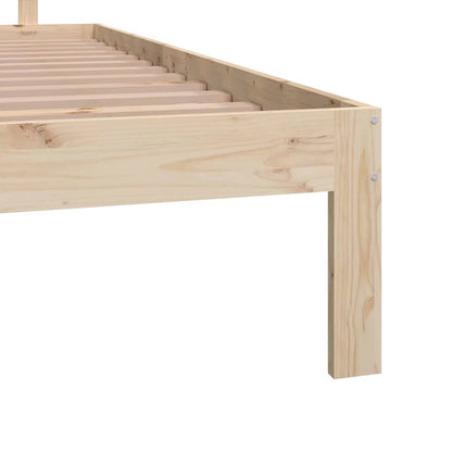 vidaXL Bed Frame without Mattress Solid Wood Pine 160x200cm