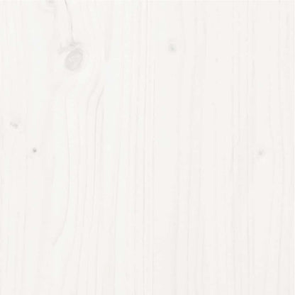vidaXL Bed Frame without Mattress White Solid Wood Pine 160x200cm