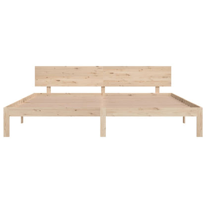 vidaXL Bed Frame without Mattress Solid Wood Pine 200x200cm