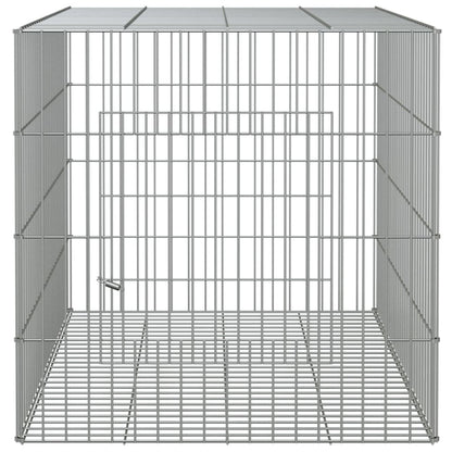 vidaXL Rabbit Cage 78x54x54 cm Galvanised Iron