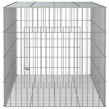 vidaXL Rabbit Cage 78x54x54 cm Galvanised Iron