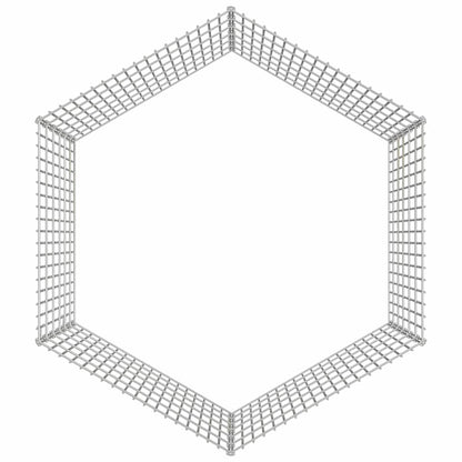 vidaXL Free Range Animal Enclosure 6-Panel 54x60 cm Galvanised Iron